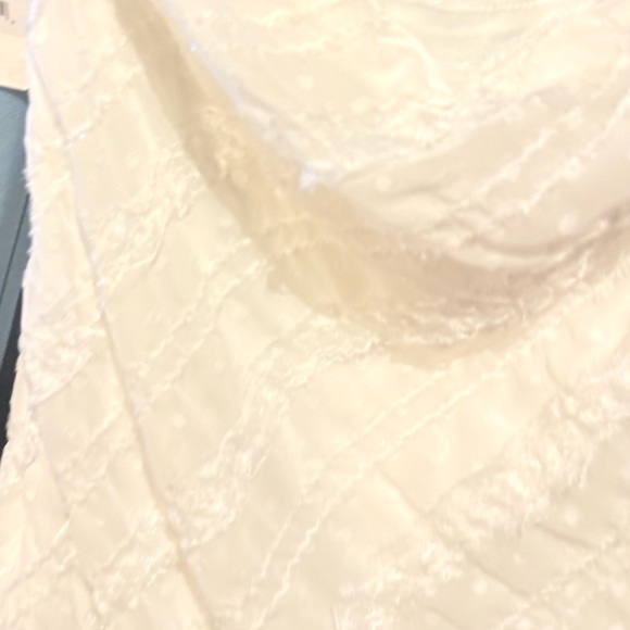 Altar'd State Strapless White Textured Dress - Picture 8 of 9